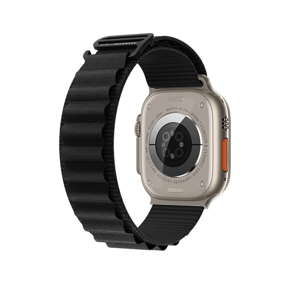 __vg|Siyah|0|4892878077675-01|Apple Watch Ultra 49mm Amazingthing Titan Spor Hasır Kordon