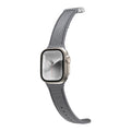 __vg|Gri|0|4892878077743-01|Apple Watch 7 45mm Amazingthing Titan Swift Deri Dokulu Silikon Kordon