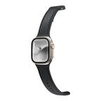 __vg|Siyah|0|4892878077750-01|Apple Watch 38mm Amazingthing Titan Swift Deri Dokulu Silikon Kordon