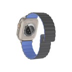 __vg|Gri-Mavi|0|4892878079280-01|Apple Watch 7 45mm Amazingthing Smoothie Mag Magnetik Tak Çıkar Silikon Strap Kayış