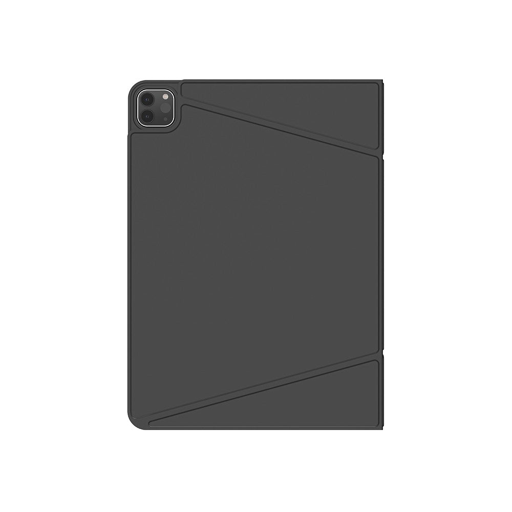 Apple iPad Air 13 2025 M3 Amazingthing Matte Pro Mag Folio Katlanabilir Magnetik Standlı Kılıf - Siyah