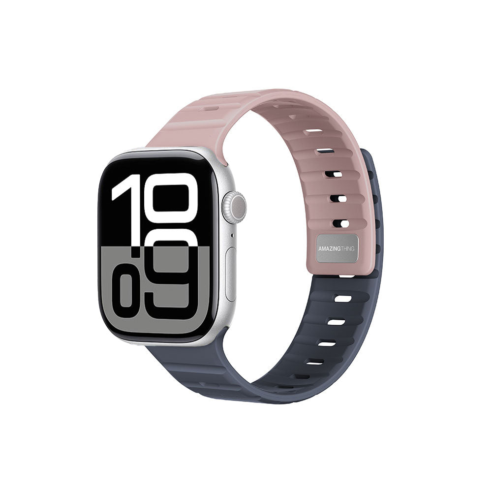 __vg|Pembe|0|4892878087698-01|Apple Watch 10 46mm Amazingthing SilqLock Silikon Kordon Strap Kayış