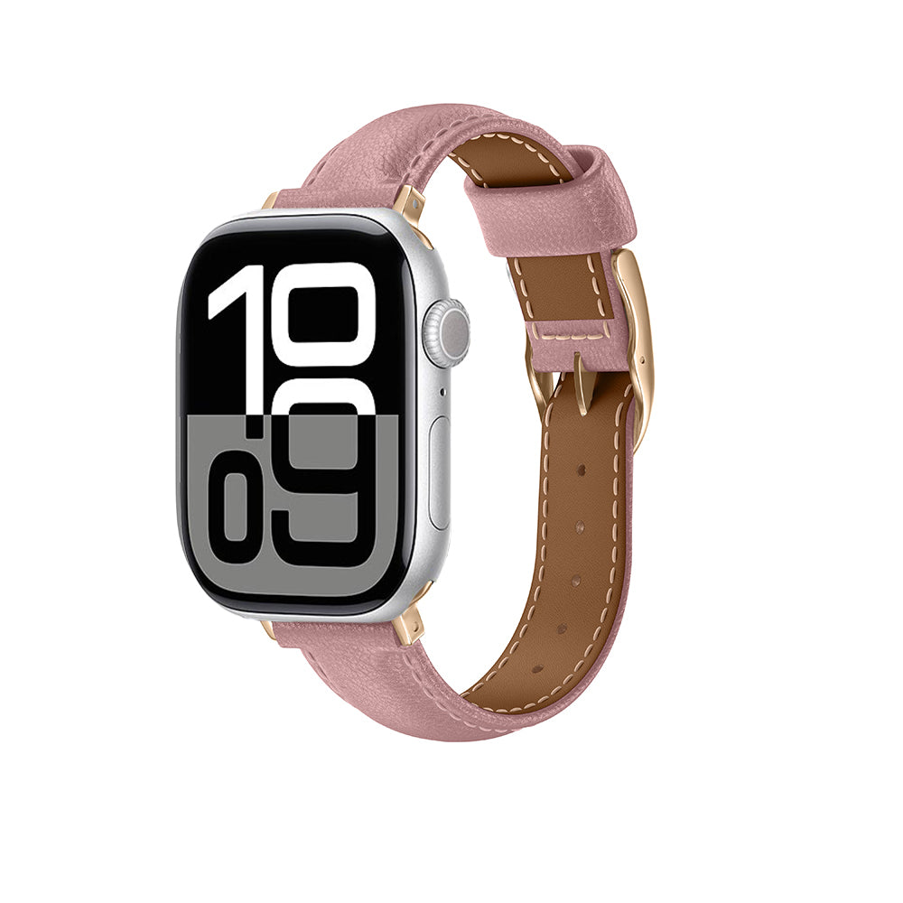 __vg|Pembe|0|4892878093033-01|Apple Watch 10 46mm Amazingthing Glamour Class Deri Kordon