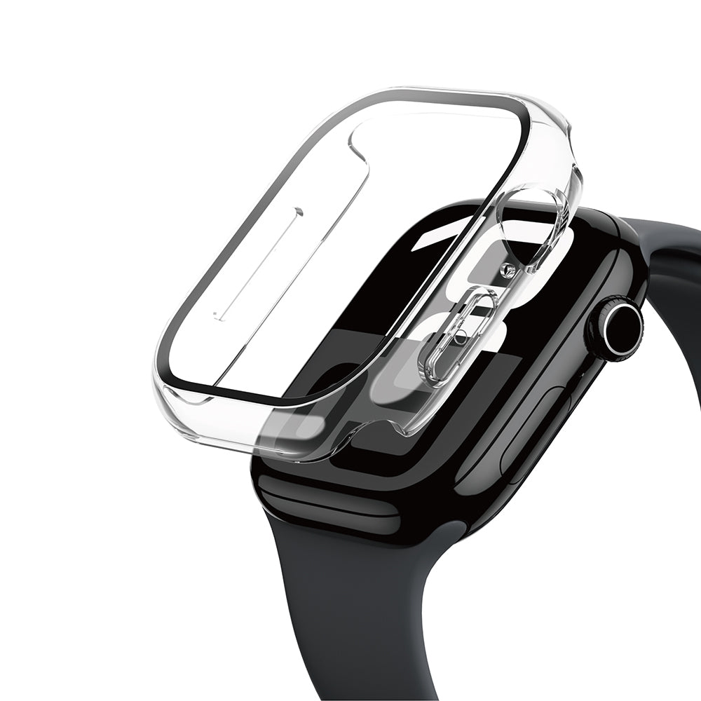 __vg|Şeffaf|0|4892878093446-01|Apple Watch 10 46mm Amazingthing Radix Minimal FullGuard Sert PC Kasa ve Ekran Koruyucu