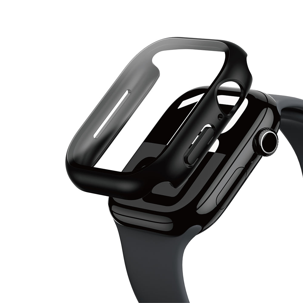 __vg|Siyah|0|4892878093460-01|Apple Watch 10 46mm Amazingthing Radix Minimal FullGuard Sert PC Kasa ve Ekran Koruyucu