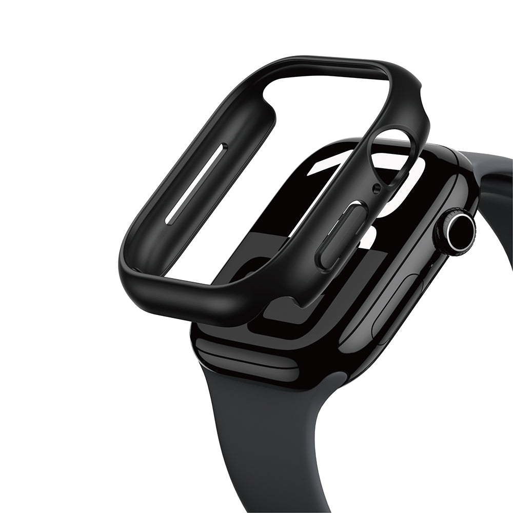 __vg|Siyah|0|4892878093651-01|Apple Watch 10 46mm Amazingthing Radix Minimal FrameLite Sert PC Kasa Koruyucu