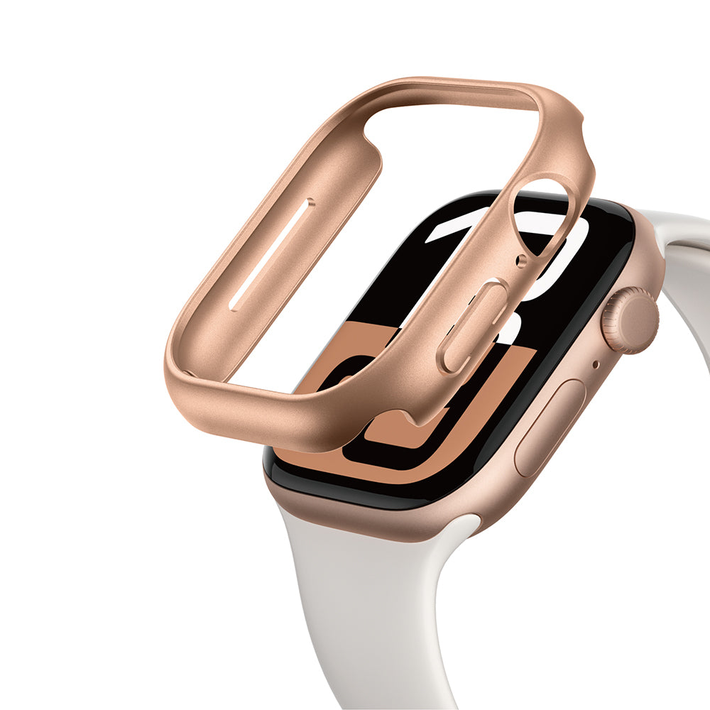 __vg|Rose Gold|0|4892878093668-01|Apple Watch 10 46mm Amazingthing Radix Minimal FrameLite Sert PC Kasa Koruyucu