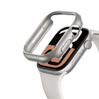 __vg|Gümüş|0|4892878093675-01|Apple Watch 10 46mm Amazingthing Radix Minimal FrameLite Sert PC Kasa Koruyucu