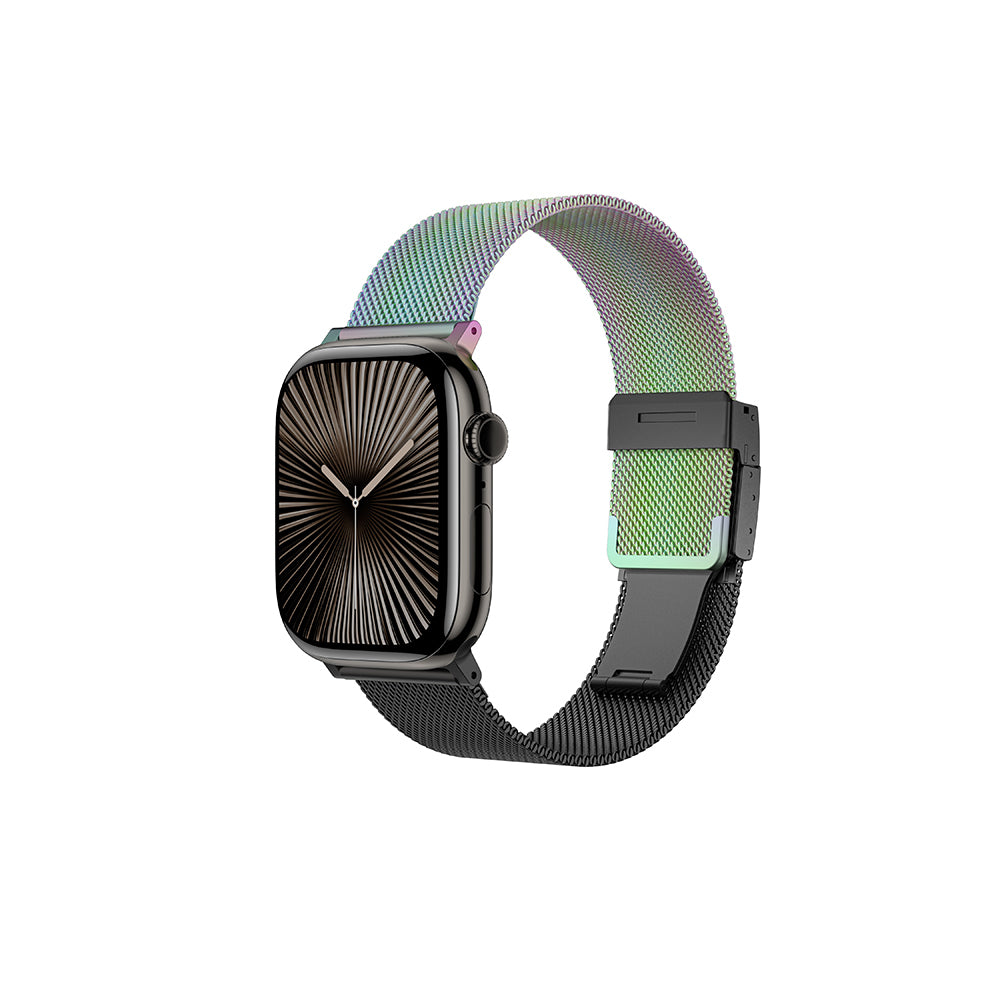 __vg|Siyah|0|4892878121033-01|Apple Watch 10 46mm Amazingthing Omni StyleFlip Metal Hasır Kordon