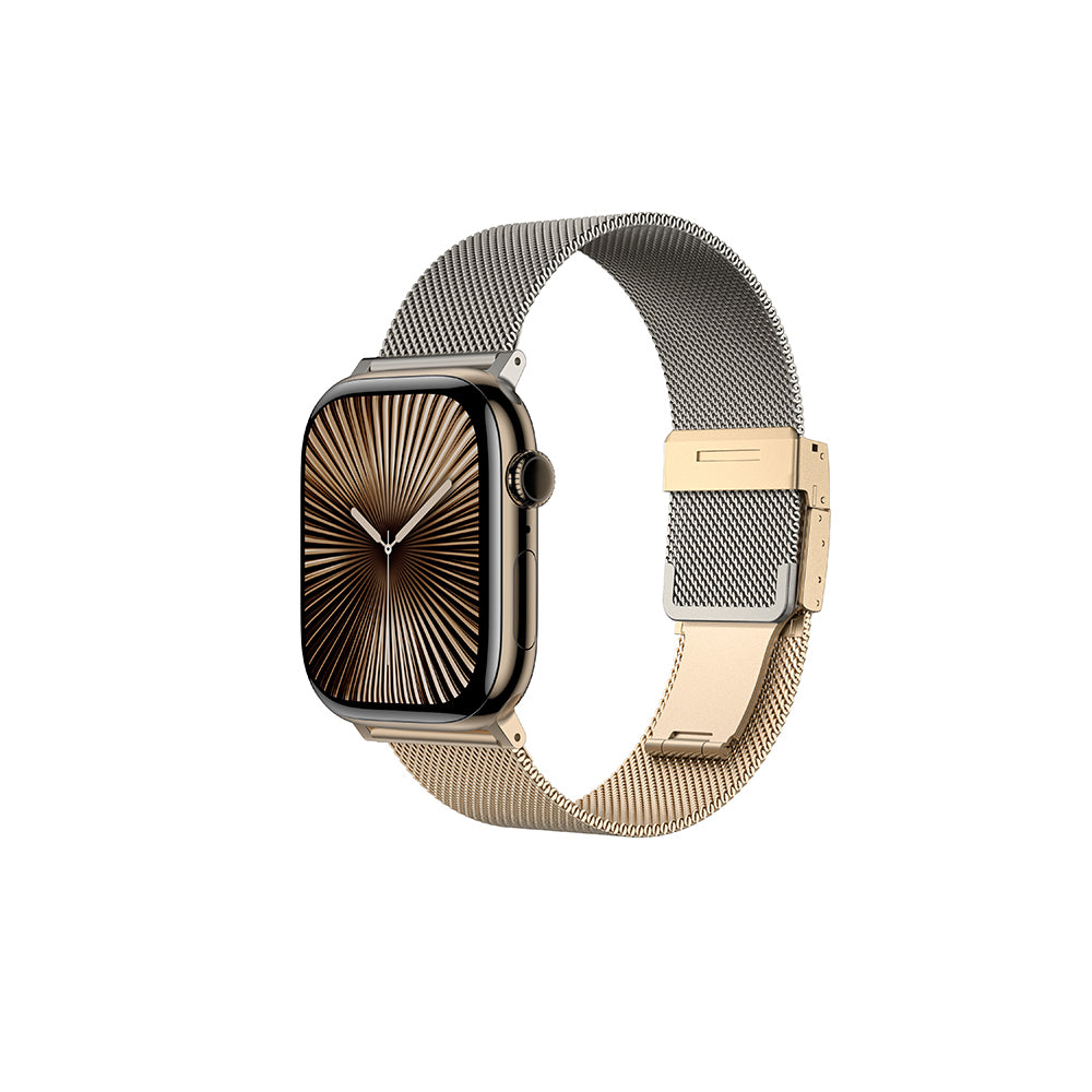 __vg|Rose Gold|0|4892878121040-01|Apple Watch 10 46mm Amazingthing Omni StyleFlip Metal Hasır Kordon