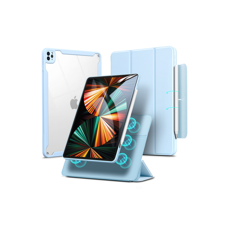 ESR Apple iPad Pro 11 (2021) Rebound Hybrid 360 Manyetik Tablet Kılıfı - Açık Mavi
