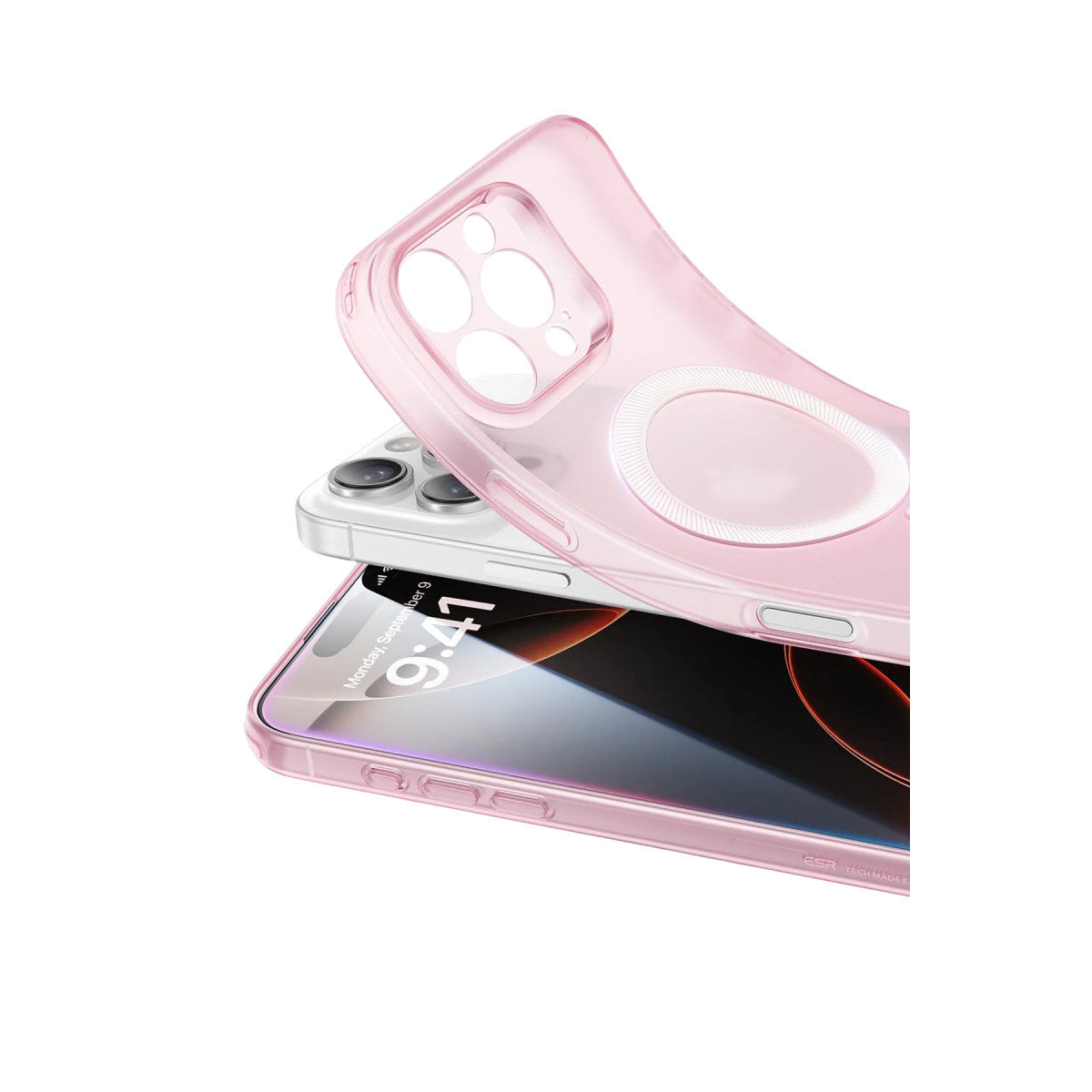 ESR Apple iPhone 16 Pro Zero Clear Magsafe Kapak - Pembe