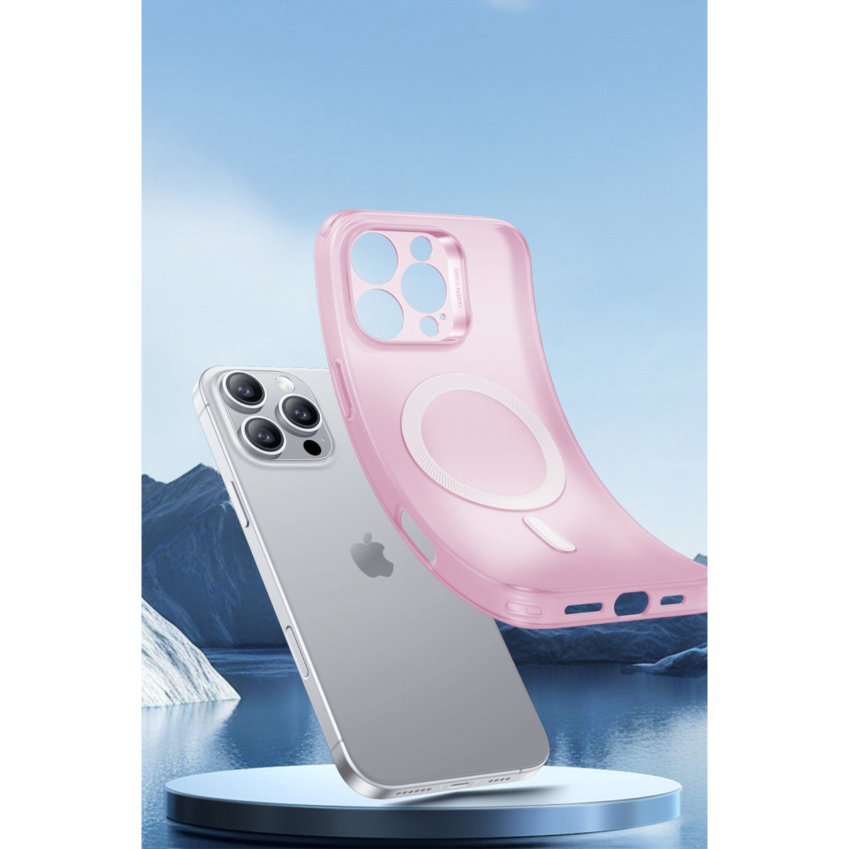 ESR Apple iPhone 16 Pro Zero Clear Magsafe Kapak - Pembe