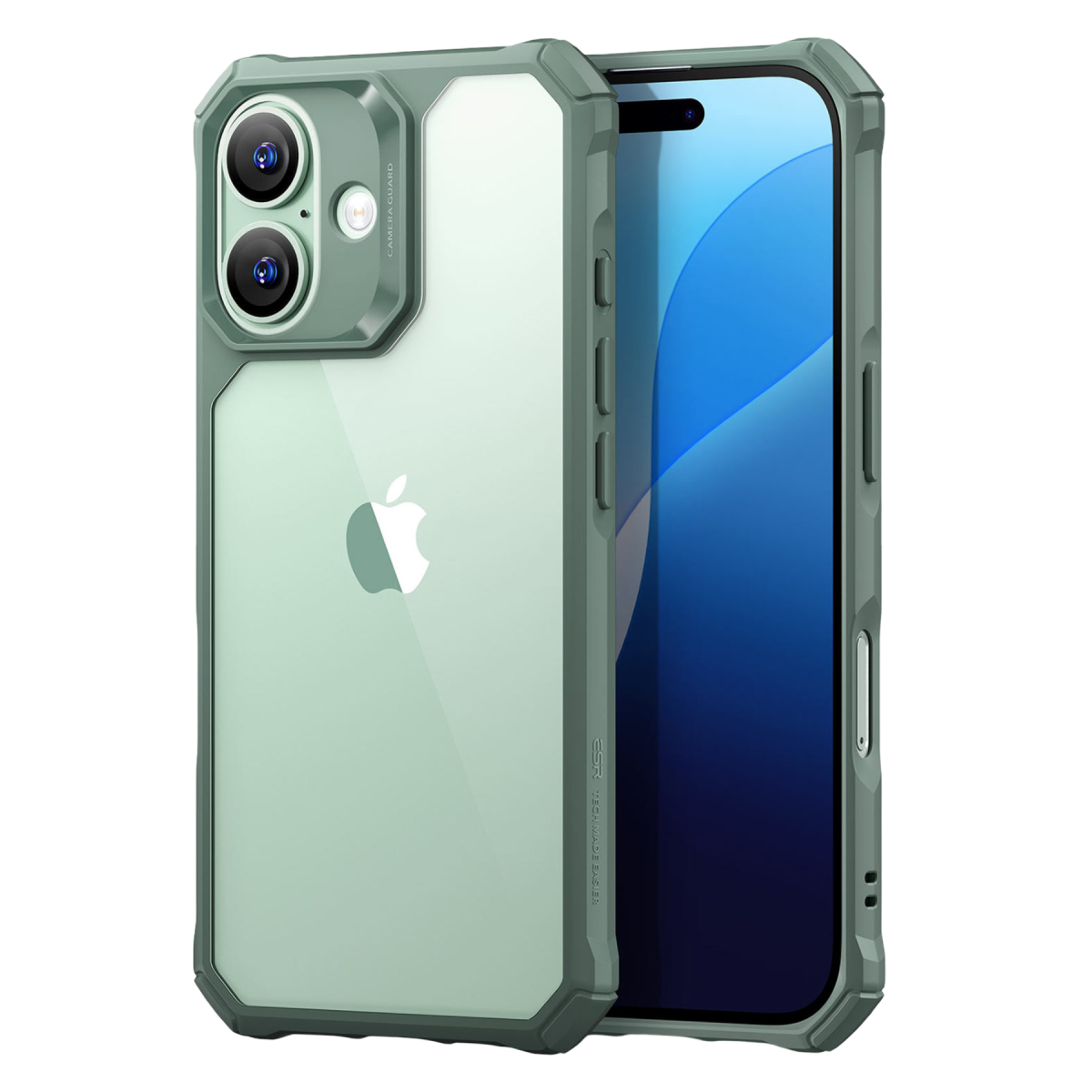 ESR Apple iPhone 16 Air Armor Kapak - Yeşil