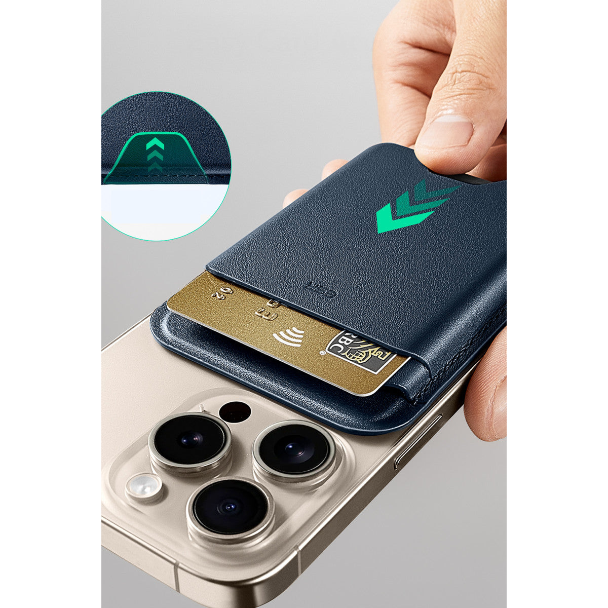 ESR HaloLock Wallet Boost Magsafe Kartlık - Lacivert