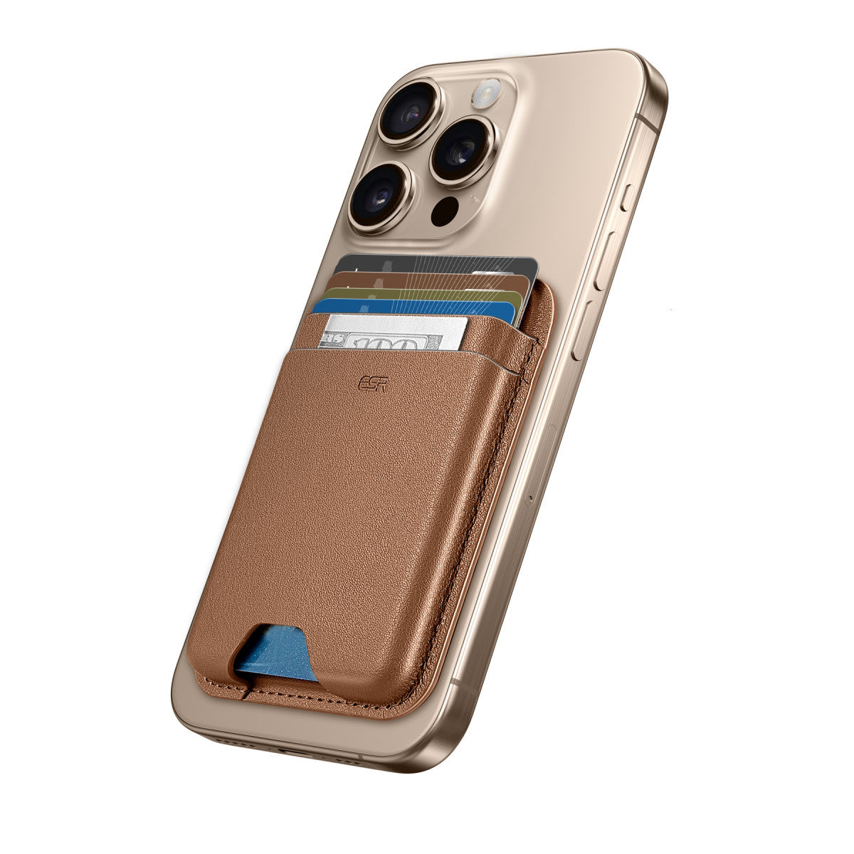 ESR HaloLock Wallet Boost Magsafe Kartlık - Kahverengi