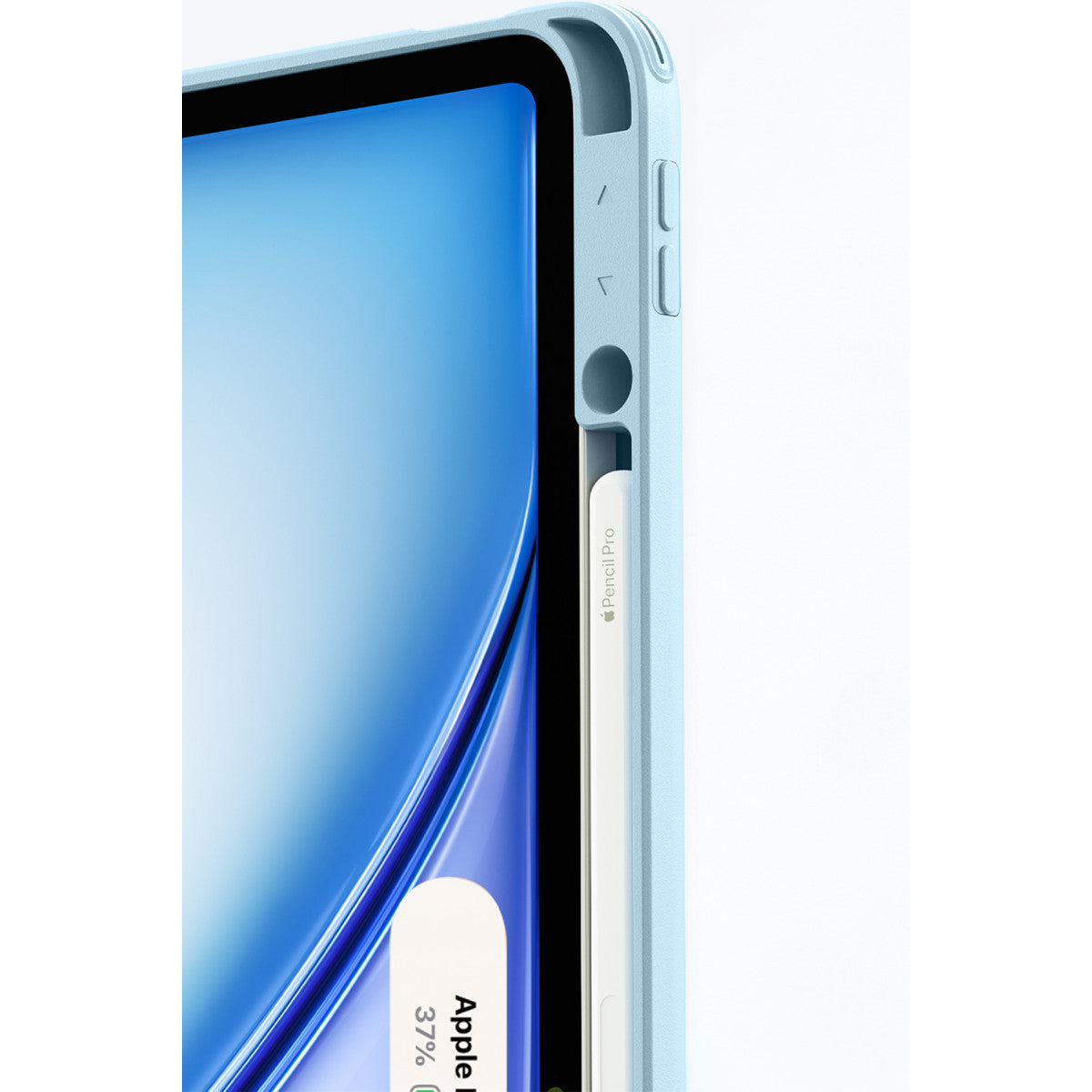 ESR Apple iPad Air 11 (2024) Flip Hybrid Kalemlikli Tablet Kılıfı - Açık Mavi