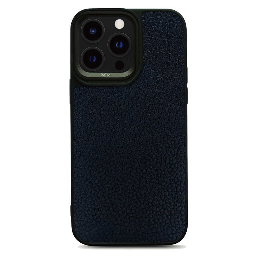 __vg|Siyah|0|4894505115002-01|Apple iPhone 14 Pro Max Kılıf Soft Deri Metal Kamera Çerçeveli ​Kajsa Litchi Kapak