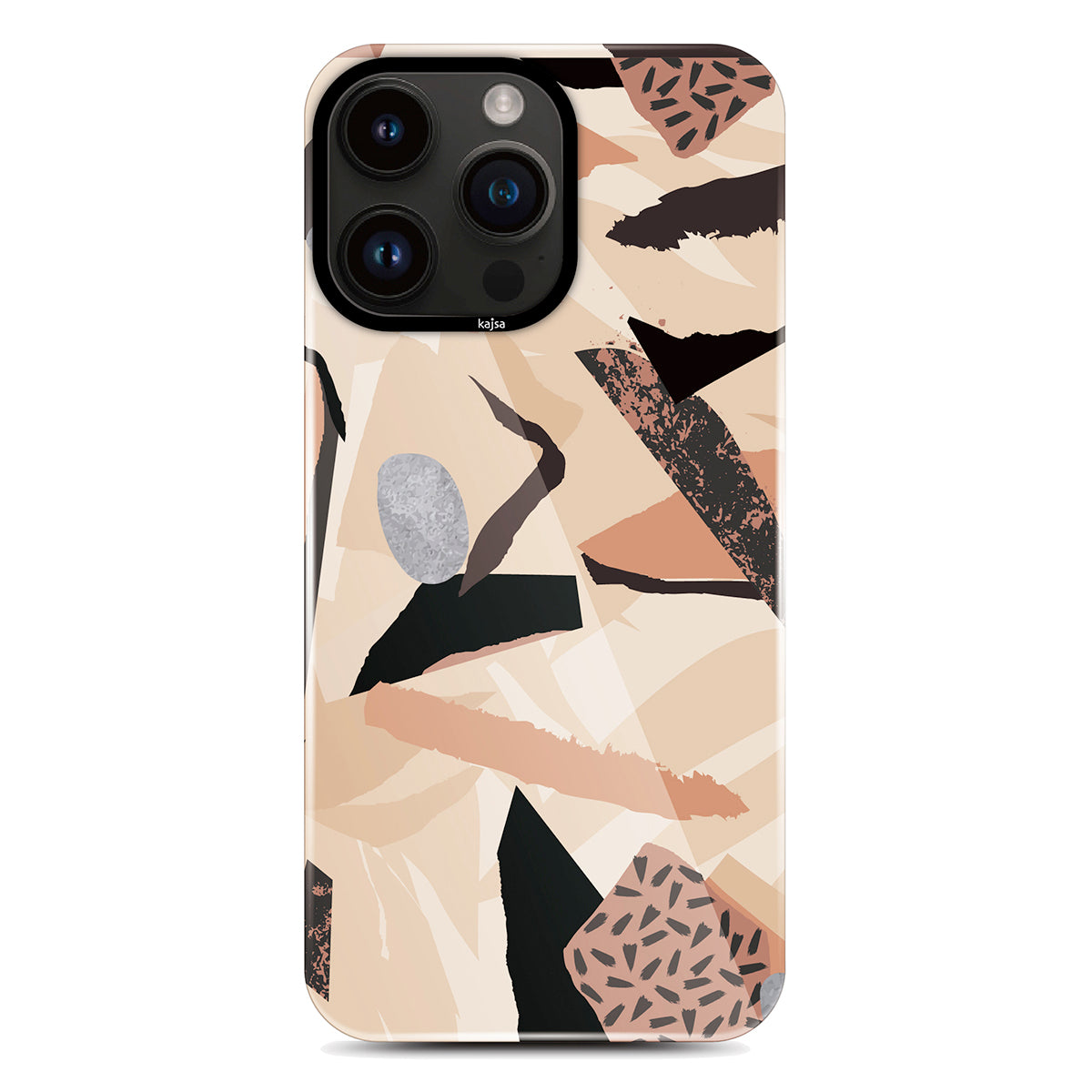 __vg|Krem|0|4894505124691-01|Apple iPhone 14 Pro Max Kılıf HD Desenli Kajsa Shield Plus Flower Graphic Serisi Kapak