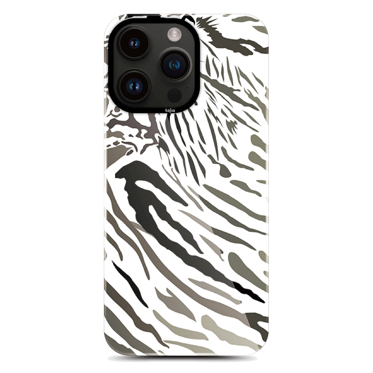 __vg|Beyaz|0|4894505124844-01|Apple iPhone 14 Pro Max Kılıf HD Desenli Kajsa Shield Plus Wild Serisi Kapak