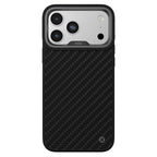 __vg|Siyah|0|4894505245334-01|Apple iPhone 17 Pro Max Kılıf MagSafe Şarj Özellikli O-Ring Kajsa Carbon Fiber Serisi Kapak