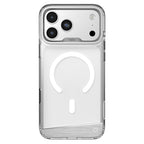 __vg|Gümüş|0|4894505254305-01|Apple iPhone 17 Pro Max Kılıf MagSafe Şarj Özellikli Airbag Tasarımlı O-Ring Şeffaf Kajsa Alüminyum Trans Shield Serisi Kapak