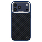 __vg|Mavi|0|4894505258952-01|Apple iPhone 17 Pro Max Kılıf MagSafe Şarj Özellikli O-Ring Kajsa Carbon Fiber Serisi Kapak