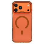 __vg|Turuncu|0|4894505259850-01|Apple iPhone 17 Pro Max Kılıf MagSafe Şarj Özellikli Airbag Tasarımlı O-Ring Şeffaf Kajsa Trans Shield Serisi Kapak