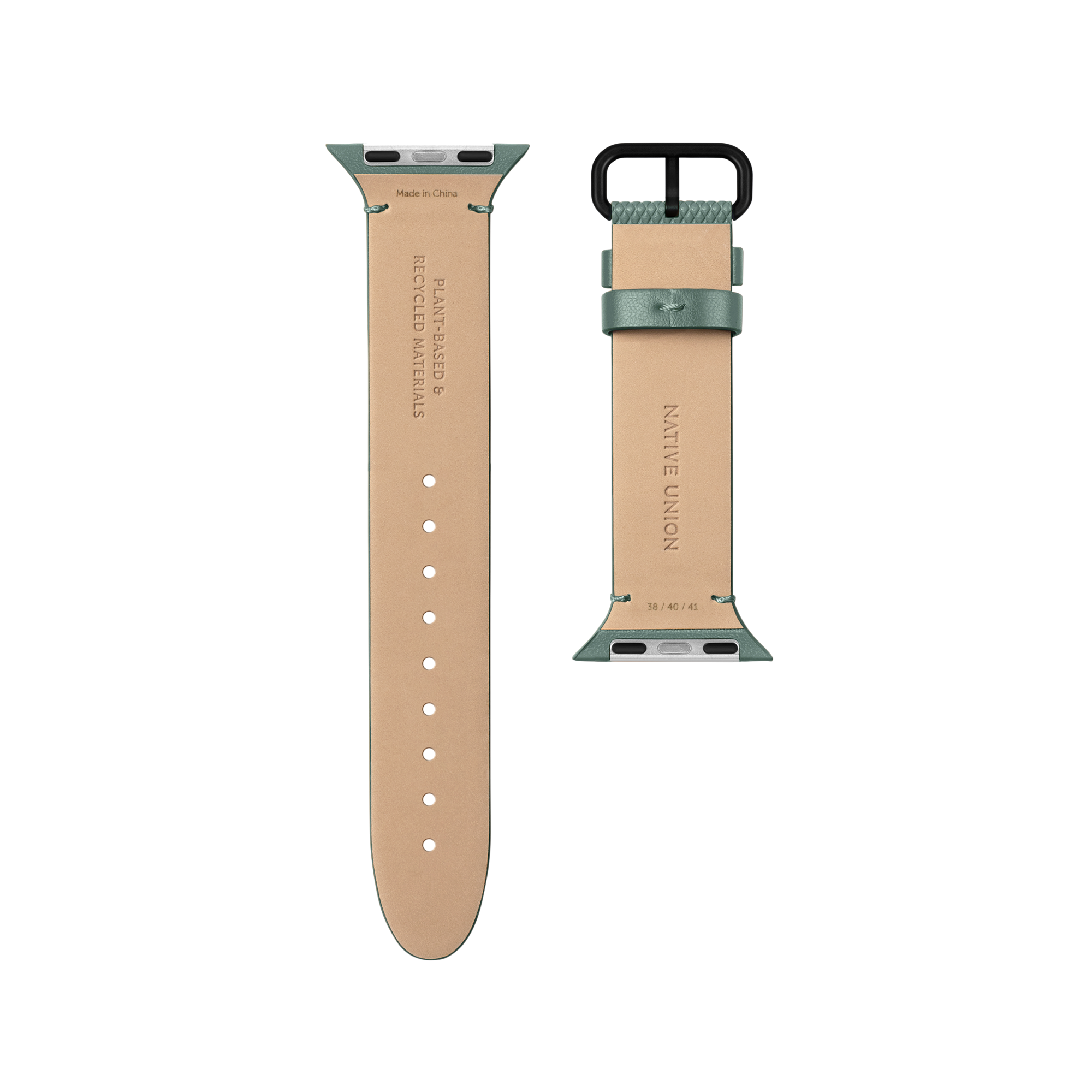 __vg|Yeşil|2|4895200475644-03|Apple Watch 7 41mm Native Union Classic Serisi Silikon Kordon