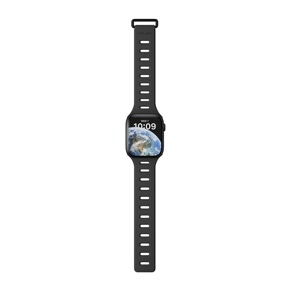 __vg|Siyah-Gri|4|4895200479703-05|Apple Watch 38mm Native Union Active Watch Band Serisi Silikon Kordon