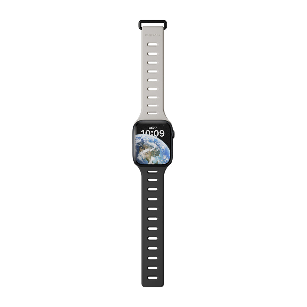 __vg|Siyah-Gri|4|4895200479703-05|Apple Watch 40mm Native Union Active Watch Band Serisi Silikon Kordon