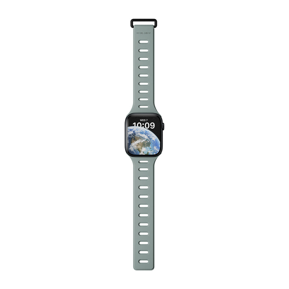 __vg|Yeşil-Gri|4|4895200479710-05|Apple Watch 40mm Native Union Active Watch Band Serisi Silikon Kordon