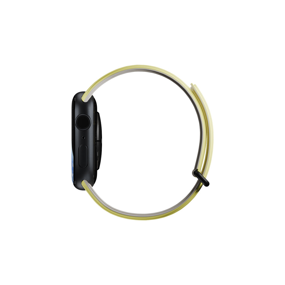 __vg|Gri-Sarı|2|4895200480211-03|Apple Watch 40mm Native Union Active Watch Band Serisi Silikon Kordon