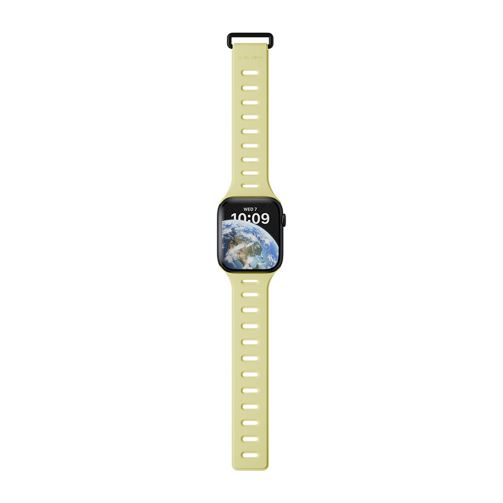 __vg|Gri-Sarı|4|4895200480211-05|Apple Watch 38mm Native Union Active Watch Band Serisi Silikon Kordon