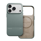 __vg|Koyu Yeşil|2|4895200487470-03|Apple iPhone 17 Pro Max Kılıf MagSafe Şarj Özellikli Deri Dokulu Native Union RE Classic Serisi Kapak
