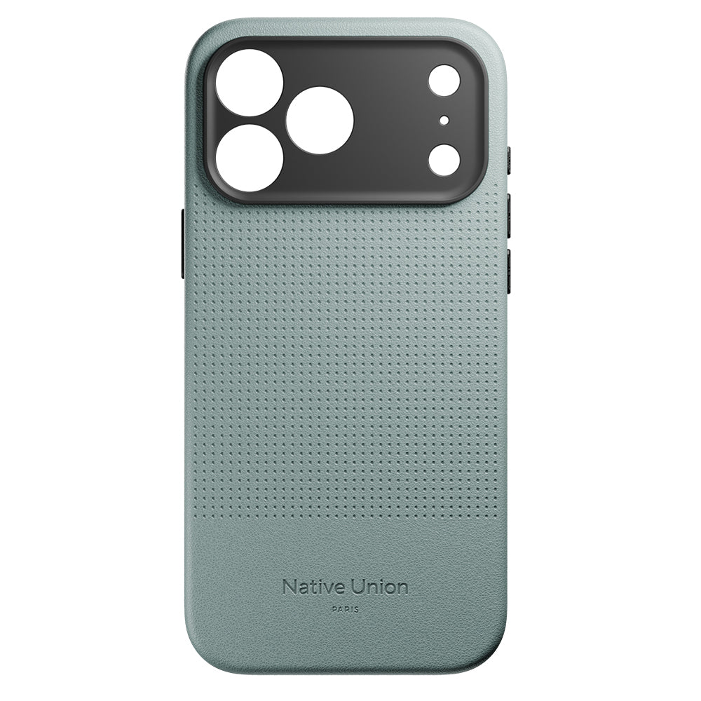 __vg|Yeşil|1|4895200487678-02|Apple iPhone 17 Pro Max Kılıf MagSafe Şarj Özellikli Deri Dokulu Native Union 2025 Active Serisi Kapak