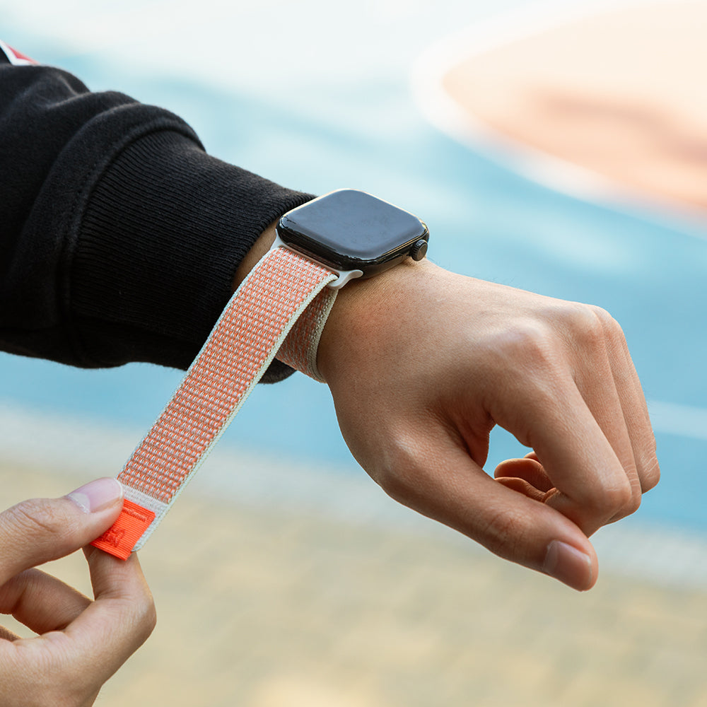 __vg|Turuncu|6|4895200491194-07|Apple Watch 44mm Native Union Active Watch Loop Serisi Hasır Kordon