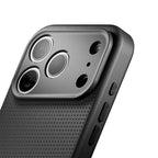 Apple iPhone 18 Pro Max Kılıf MagSafe Şarj Özellikli Deri Dokulu Native Union 2025 Active Serisi Kapak - Siyah