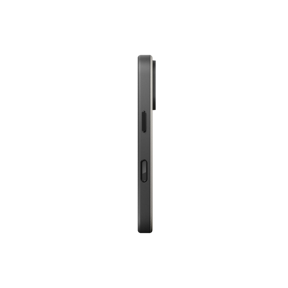 Apple iPhone 18 Pro Max Kılıf MagSafe Şarj Özellikli Deri Dokulu Native Union 2025 Active Serisi Kapak - Beyaz