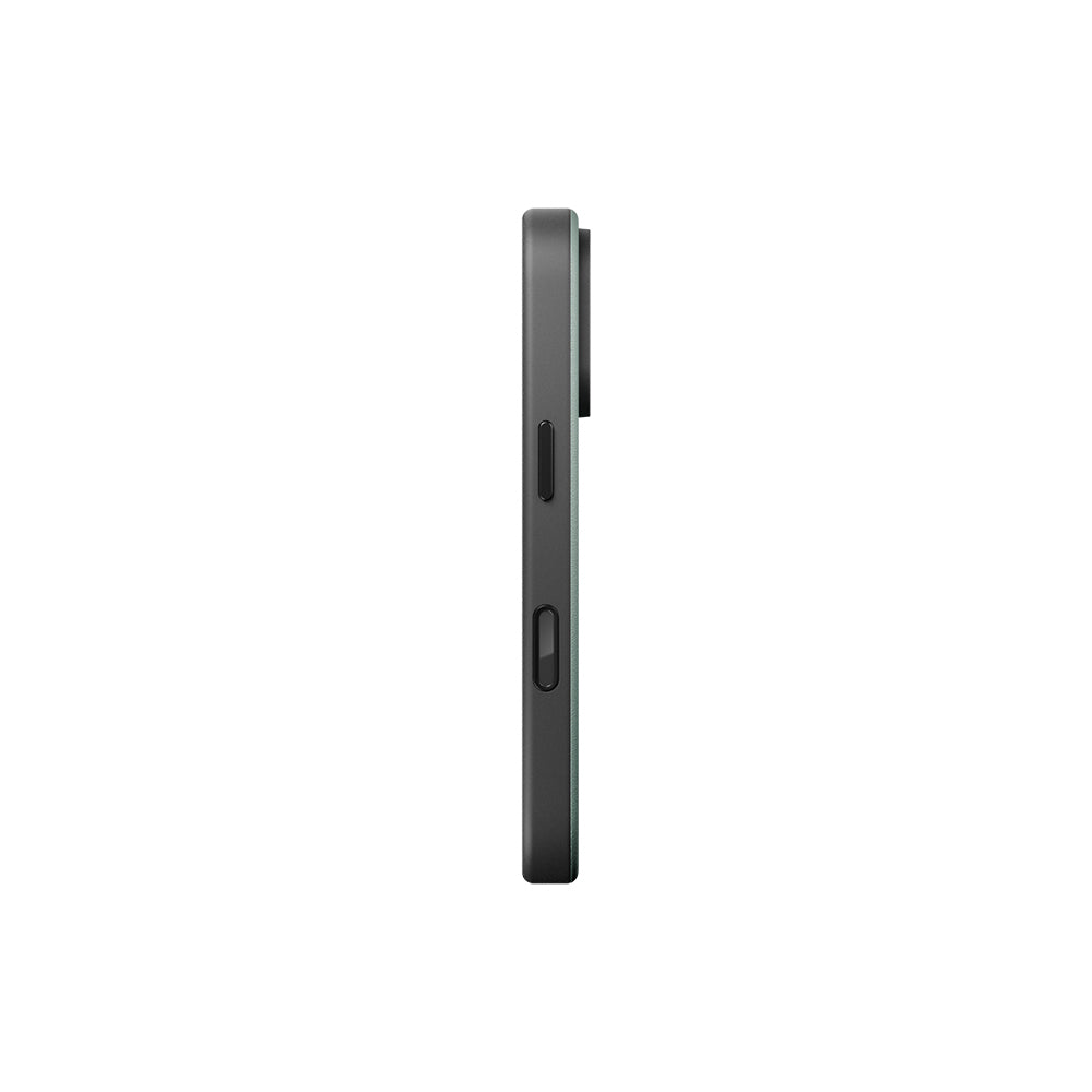 Apple iPhone 18 Pro Max Kılıf MagSafe Şarj Özellikli Deri Dokulu Native Union 2025 Active Serisi Kapak - Yeşil