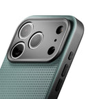 Apple iPhone 18 Pro Max Kılıf MagSafe Şarj Özellikli Deri Dokulu Native Union 2025 Active Serisi Kapak - Yeşil