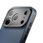 Apple iPhone 18 Pro Max Kılıf MagSafe Şarj Özellikli Deri Dokulu Native Union 2025 Active Serisi Kapak - Lacivert
