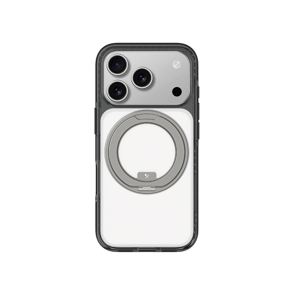 __vg|Siyah|0|4896238100430-01|Apple iPhone 17 Pro Max Kılıf MagSafe Şarj Özellikli Airbag Tasarımlı Standlı AmazingThing Titan Pro MagSpin Kapak