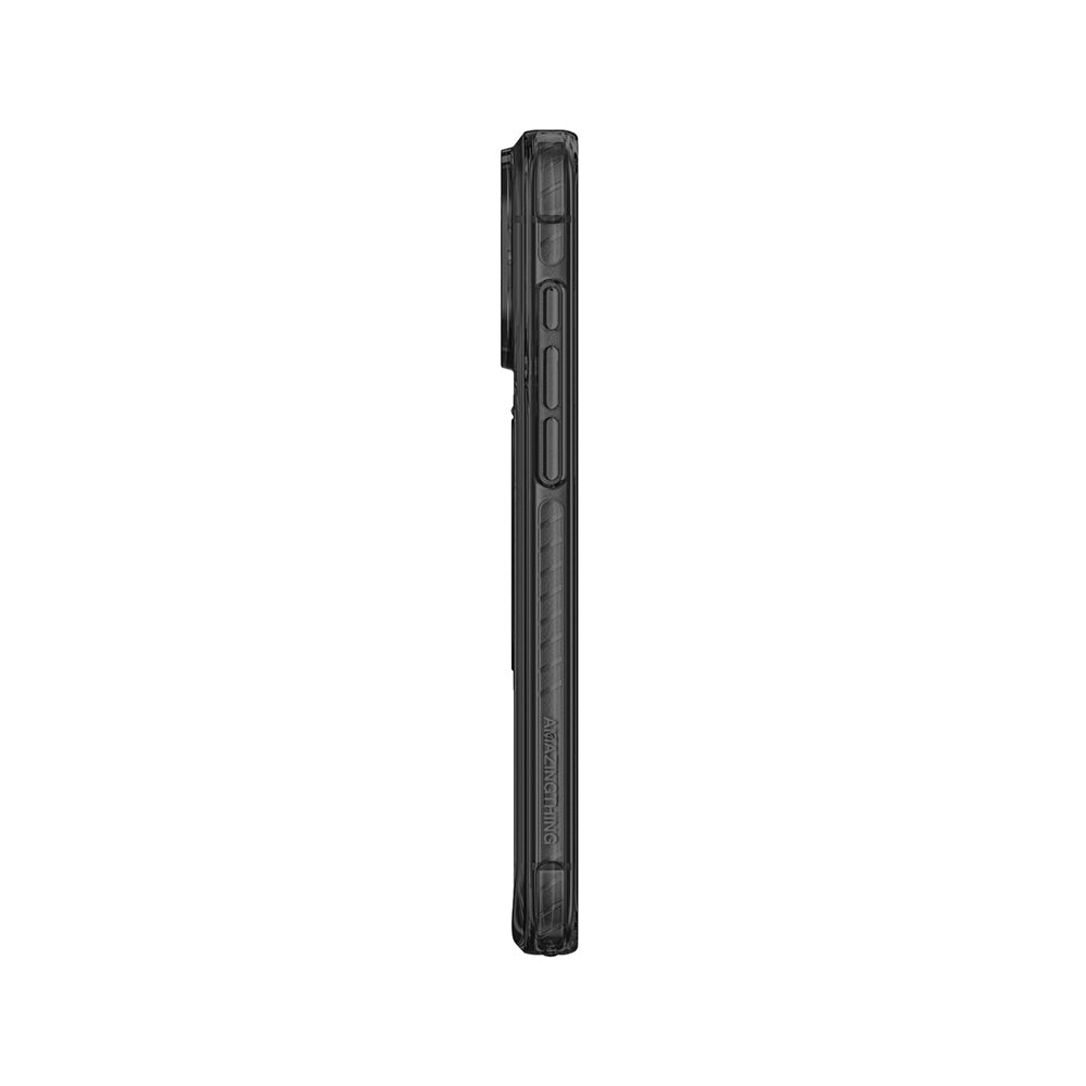 Apple iPhone 18 Pro Max Kılıf MagSafe Şarj Özellikli Airbag Tasarımlı Standlı Lens Korumalı AmazingThing Titan Pro MagSpin Kapak - Siyah
