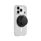 Apple iPhone 18 Pro Max Kılıf MagSafe Şarj Özellikli Amazingthing Titan Pro Serisi Pop Ring Standlı Set - Siyah