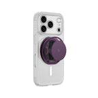 Apple iPhone 18 Pro Max Kılıf MagSafe Şarj Özellikli Amazingthing Titan Pro Serisi Pop Ring Standlı Set - Mor