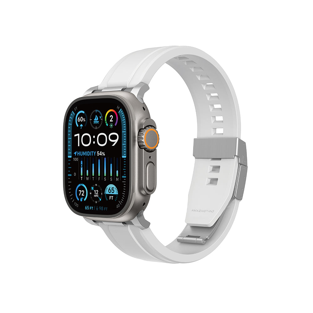 __vg|Beyaz|0|4896238500018-01|Apple Watch 42mm Amazingthing Titan Chrono Silikon Kordon