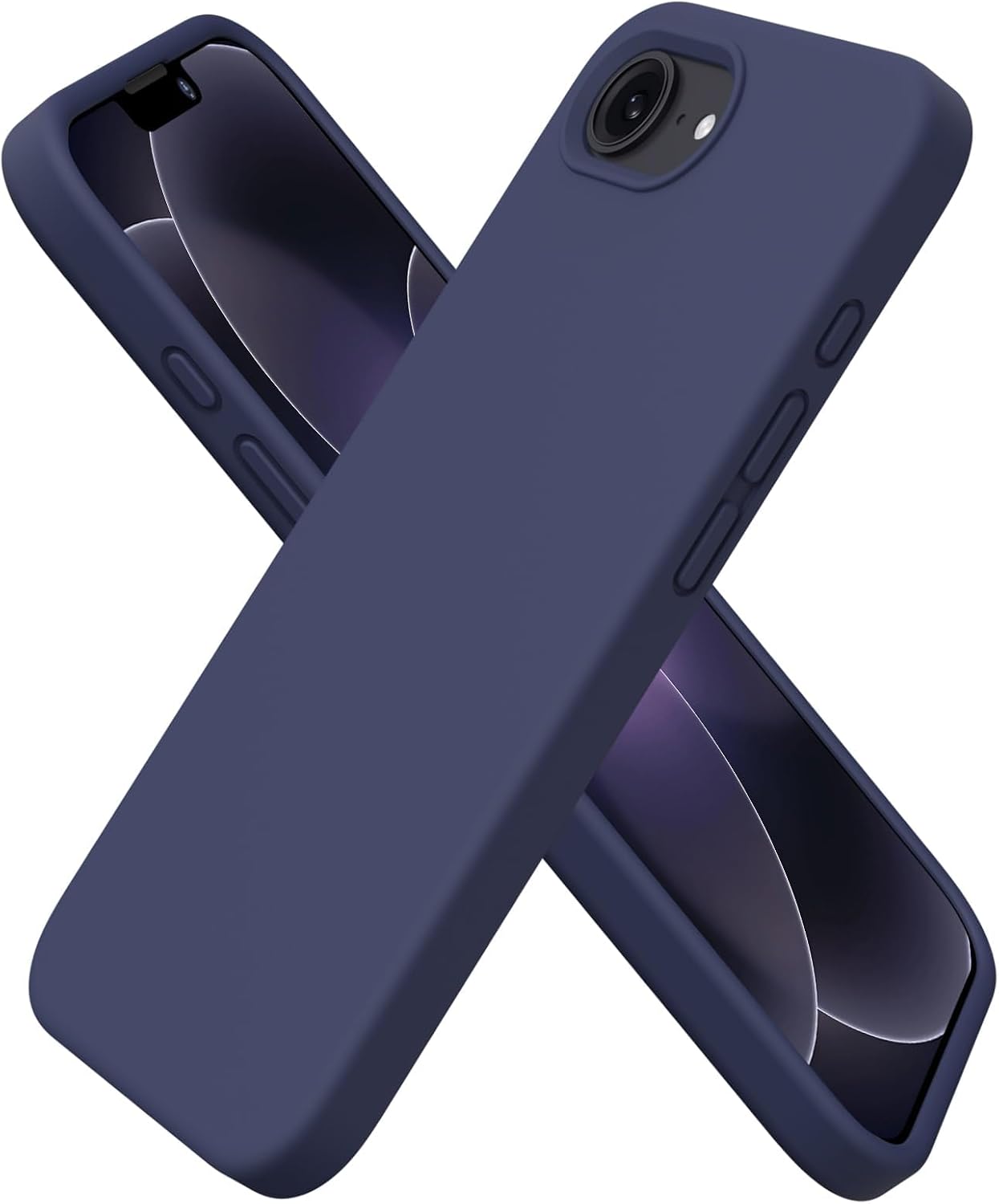 ORNARTO iPhone 17e ve iPhone 16e Kılıf (6.1"), Lavender, Premium Sıvı Silikon, 4 Katmanlı Tam Koruma, Darbeye Dayanıklı, Kaymaz Yumuşak Dokulu Koruyucu Telefon Kılıfı
