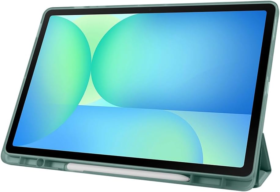 Samsung Galaxy Tab S10 FE Plus 13.1 inç Uyumlu Tablet Kılıfı – Kalem Bölmeli, Standlı, Tri-Folding Akıllı Kapak, Manyetik Otomatik Uyku/Uyanma Özellikli, İnce ve Dayanıklı Koruma (Bordo)