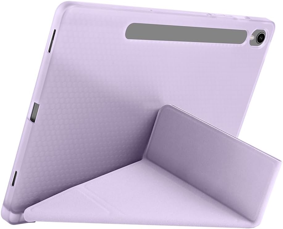 Samsung Galaxy Tab S10 FE Plus 13.1 inç Uyumlu Tablet Kılıfı – Kalem Bölmeli, Standlı, Tri-Folding Akıllı Kapak, Manyetik Otomatik Uyku/Uyanma Özellikli, İnce ve Dayanıklı Koruma (Bordo)